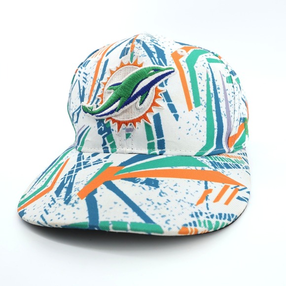 New Era Other - New Era Miami Dolphins Retro Geo Abstract Print Snapback Baseball Cap Hat